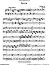 Cover icon of Toccata sheet music for piano solo by Leonardo Leo, classical score, intermediate skill level