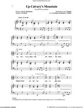Cover icon of Up Calvary's Mountain sheet music for choir (SATB: soprano, alto, tenor, bass) by George Frideric Handel, Ed Rush, Avis B. Christiansen and Richard A. Nichols, intermediate skill level