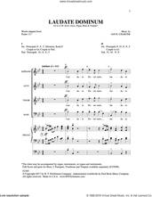 Cover icon of Laudate Dominum sheet music for choir (SATB: soprano, alto, tenor, bass) by Ian R. Charter, intermediate skill level
