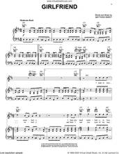 Cover icon of Girlfriend sheet music for voice, piano or guitar by Matthew Sweet, intermediate skill level
