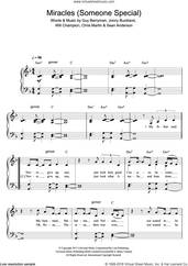 Cover icon of Miracles (Someone Special) (featuring Big Sean) sheet music for piano solo by Coldplay, Big Sean, Chris Martin, Guy Berryman, Jonny Buckland, Sean Anderson and Will Champion, easy skill level