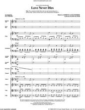 Cover icon of Love Never Dies (COMPLETE) sheet music for orchestra/band by Andrew Lloyd Webber, Ed Lojeski and Glenn Slater, classical score, intermediate skill level