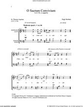 Cover icon of O Sacrum Convivium sheet music for choir (SATB: soprano, alto, tenor, bass) by Hugh Benham and St. Thomas Aquinas, intermediate skill level