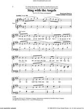 Cover icon of Sing with the Angels sheet music for choir (SATB: soprano, alto, tenor, bass) by Christopher Walker, intermediate skill level
