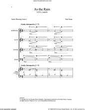 Cover icon of As the Rain sheet music for choir (SATB: soprano, alto, tenor, bass) by Paul Doust, intermediate skill level