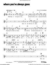 Cover icon of Where You've Always Gone sheet music for voice and other instruments (fake book) by Dan Nichols, intermediate skill level