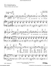 Cover icon of Ein Keiloheinu sheet music for voice, piano or guitar by Steve Dropkin, intermediate skill level
