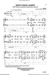 Cover icon of Keep Your Lamps! sheet music for choir (TTBB: tenor, bass) by André Thomas, intermediate skill level