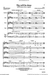 Cover icon of Thy Will Be Done sheet music for choir (SATB: soprano, alto, tenor, bass) by Peter Anglea, intermediate skill level