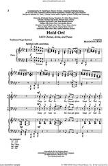 Cover icon of Hold On! sheet music for choir (SATB: soprano, alto, tenor, bass) by Brandon A. Boyd, intermediate skill level