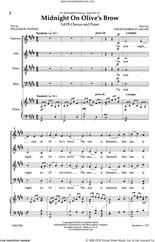 Cover icon of Midnight on Olive's Brow sheet music for choir (SATB: soprano, alto, tenor, bass) by William B. Teppan and David Rasbach, intermediate skill level