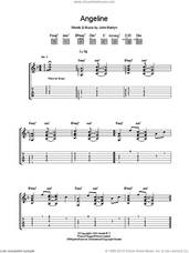 Cover icon of Angeline sheet music for guitar (tablature) by John Martyn, intermediate skill level