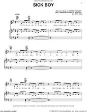 Cover icon of Sick Boy sheet music for voice, piano or guitar by Chainsmokers, Alex Pall, Andrew Taggart, Emily Warren Schwartz and Tony Ann, intermediate skill level
