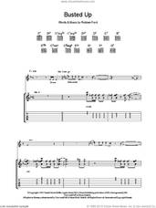 Cover icon of Busted Up sheet music for guitar (tablature) by Robben Ford, intermediate skill level
