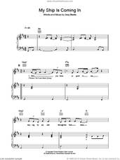 Cover icon of My Ship Is Comin' In sheet music for voice, piano or guitar by The Walker Brothers and Joseph Brooks, intermediate skill level