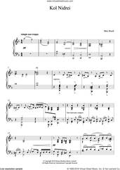 Cover icon of Kol Nidrei, Op. 47 sheet music for piano solo by Max Bruch, classical score, intermediate skill level