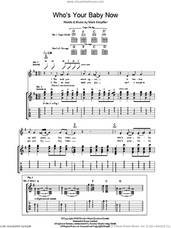Cover icon of Who's Your Baby Now sheet music for guitar (tablature) by Mark Knopfler, intermediate skill level