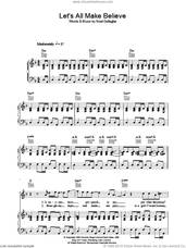 Cover icon of Let's All Make Believe sheet music for voice, piano or guitar by Oasis and Noel Gallagher, intermediate skill level