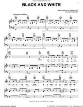 Cover icon of Black And White sheet music for voice, piano or guitar by Rudy Mancuso & Poo Bear, Jason Boyd and Rudy Mancuso, intermediate skill level