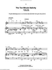 Cover icon of Song One / Instrumental Introduction (from The Ten Minute Nativity) sheet music for voice, piano or guitar by Alison Hedger, intermediate skill level