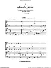 Cover icon of A Song For Harvest sheet music for voice, piano or guitar by Alison Hedger, intermediate skill level