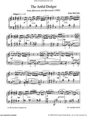 Cover icon of The Artful Dodger sheet music for piano solo by John McCabe, classical score, intermediate skill level
