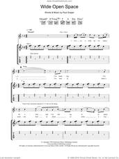 Cover icon of Wide Open Space sheet music for guitar (tablature) by Mansun and Paul Draper, intermediate skill level