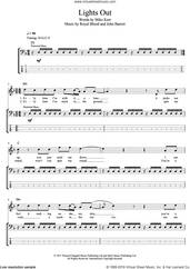 Cover icon of Lights Out sheet music for bass (tablature) (bass guitar) by Royal Blood, Ben Thatcher, John Barrett and Michael Kerr, intermediate skill level