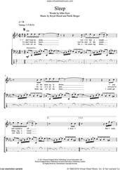 Cover icon of Sleep sheet music for bass (tablature) (bass guitar) by Royal Blood, Ben Thatcher, Michael Kerr and Patrik Berger, intermediate skill level