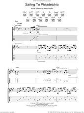 Cover icon of Sailing To Philadelphia sheet music for guitar (tablature) by Mark Knopfler, intermediate skill level