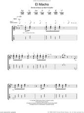 Cover icon of El Macho sheet music for guitar (tablature) by Mark Knopfler, intermediate skill level