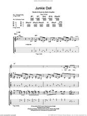 Cover icon of Junkie Doll sheet music for guitar (tablature) by Mark Knopfler, intermediate skill level