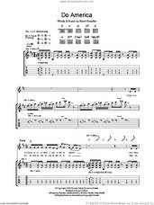 Cover icon of Do America sheet music for guitar (tablature) by Mark Knopfler, intermediate skill level