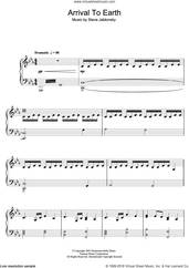 Cover icon of Transformers - Arrival To Earth sheet music for piano solo by Steve Jablonsky, intermediate skill level