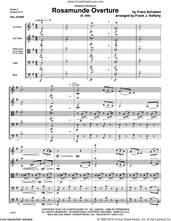 Cover icon of Rosamunde Overture (D. 644) (COMPLETE) sheet music for orchestra by Franz Schubert and Frank J. Halferty, classical score, intermediate skill level