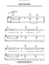 Cover icon of Read My Mind sheet music for voice, piano or guitar by The Killers, Brandon Flowers, Dave Keuning, Mark Stoermer and Ronnie Vannucci, intermediate skill level
