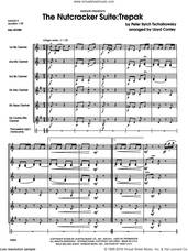 Cover icon of The Nutcracker Suite: Trepak (COMPLETE) sheet music for clarinet ensemble by Pyotr Ilyich Tchaikovsky and Lloyd Conley, classical score, intermediate skill level