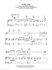 In My Life sheet music download