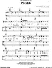 Cover icon of Pieces sheet music for voice, piano or guitar by Rob Thomas and Matt Serletic, intermediate skill level