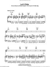 Cover icon of Let It Slide sheet music for voice, piano or guitar by Tim Rice-Oxley, Richard Hughes, Tim Rice Oxley and Tom Chaplin, intermediate skill level