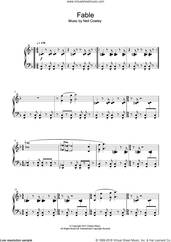 Cover icon of Fable sheet music for piano solo by The Neil Cowley Trio and Neil Cowley, intermediate skill level
