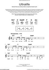 Cover icon of Ultralife sheet music for ukulele by Oh Wonder, Anthony West and Josephine Vander Gucht, intermediate skill level