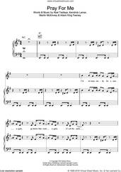 Cover icon of Pray For Me sheet music for voice, piano or guitar by The Weeknd with Kendrick Lamar, Abel Tesfaye, Adam King Feeney, Kendrick Lamar and Martin McKinney, intermediate skill level