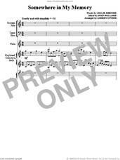 Cover icon of Somewhere In My Memory (arr. Audrey Snyder) (COMPLETE) sheet music for orchestra/band (Orchestra) by John Williams, Leslie Bricusse and Audrey Snyder, intermediate skill level