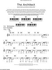 Cover icon of The Architect sheet music for piano solo (keyboard) by Paloma Faith and Ed Harcourt, intermediate piano (keyboard)