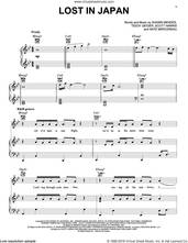 Cover icon of Lost In Japan sheet music for voice, piano or guitar by Shawn Mendes, Nate Mercereau, Scott Harris and Teddy Geiger, intermediate skill level