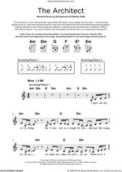 Cover icon of The Architect sheet music for ukulele by Paloma Faith and Ed Harcourt, intermediate skill level