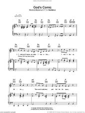 Cover icon of God's Comic sheet music for voice, piano or guitar by Elvis Costello and Declan Macmanus, intermediate skill level