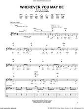 Cover icon of Wherever You May Be sheet music for guitar (tablature) by Bonnie Raitt, Alan Darby and Gavin Hodgson, intermediate skill level