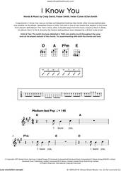 Cover icon of I Know You (featuring Bastille) sheet music for ukulele by Craig David, Bastille, Dan Smith, Fraser T. Smith and Helen Culver, intermediate skill level